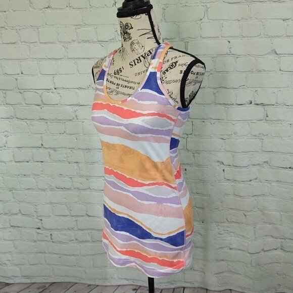 Lululemon Cool Racerback Bleacher Stripe Tank Top 6 - Picture 4 of 7